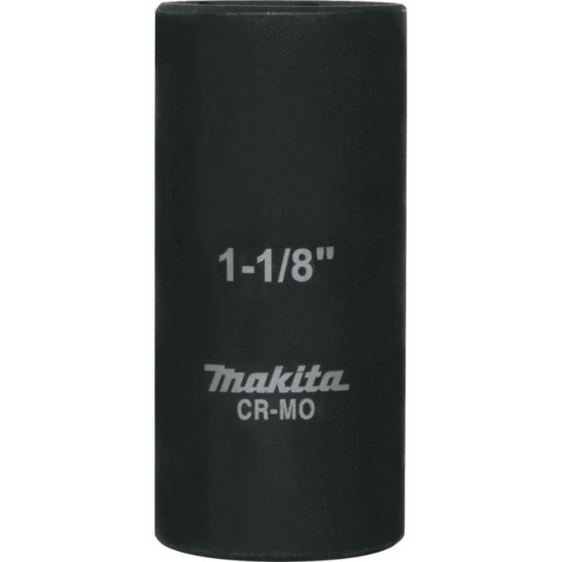 1-1/8" Deep Well SAE Impact Socket, 1/2" Drive