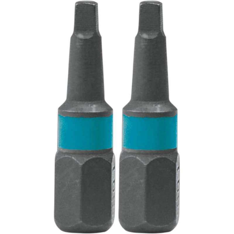 #1 x 1" ImpactX Square Drive Recess Insert Bit (2/Pack)