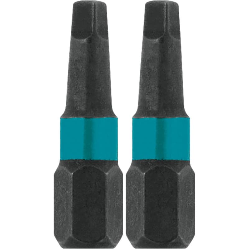 #2 x 1" ImpactX Square Drive Recess Insert Bit (2/Pack)