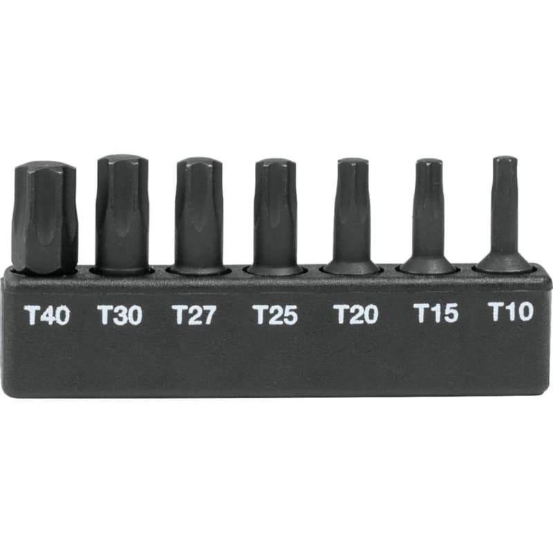 1" ImpactX 7-Piece Torx Drive Insert Bit Set