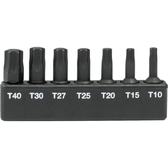 1" ImpactX 7-Piece Torx Drive Insert Bit Set
