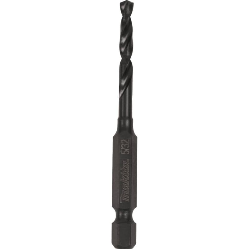 5/32" x 2-3/4" Black Oxide Drill Bit, 1/4" Shank