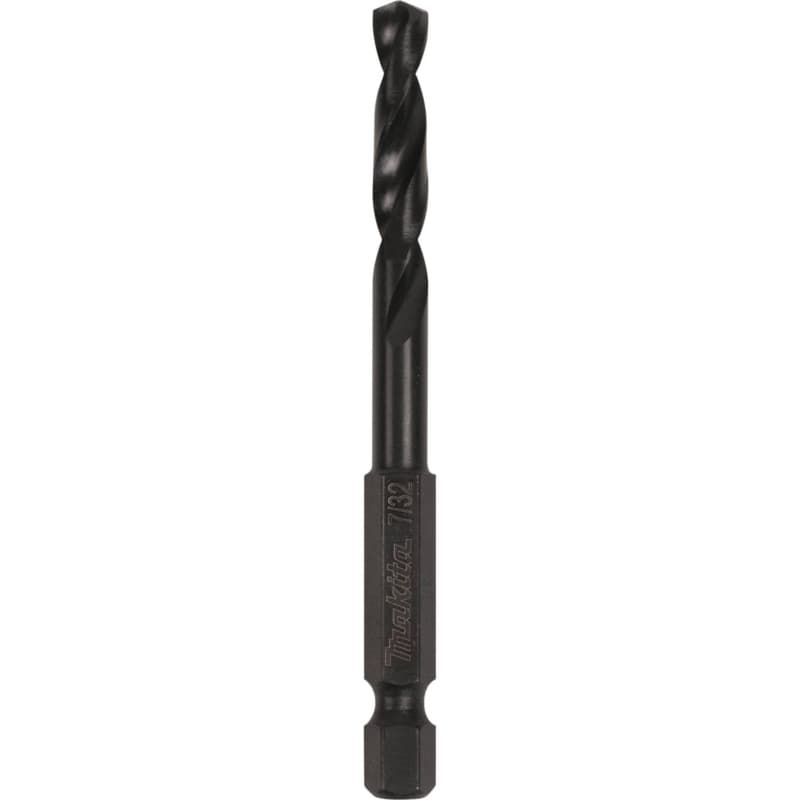 7/32" x 3" Black Oxide Drill Bit, 1/4" Shank