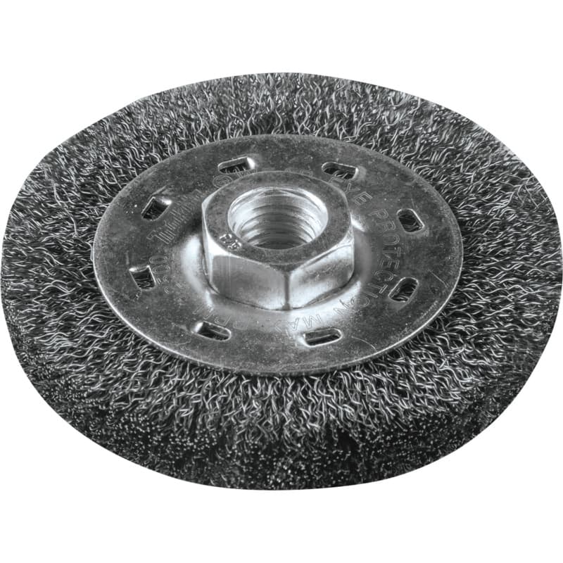4" Crimped Wire Wheel, 5/8"-11" Arbor Hole