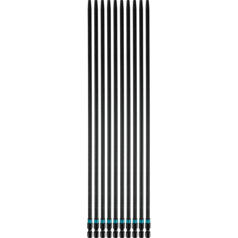 #2 x 12" ImpactX Square Drive Recess Power Bit (10/Pack)