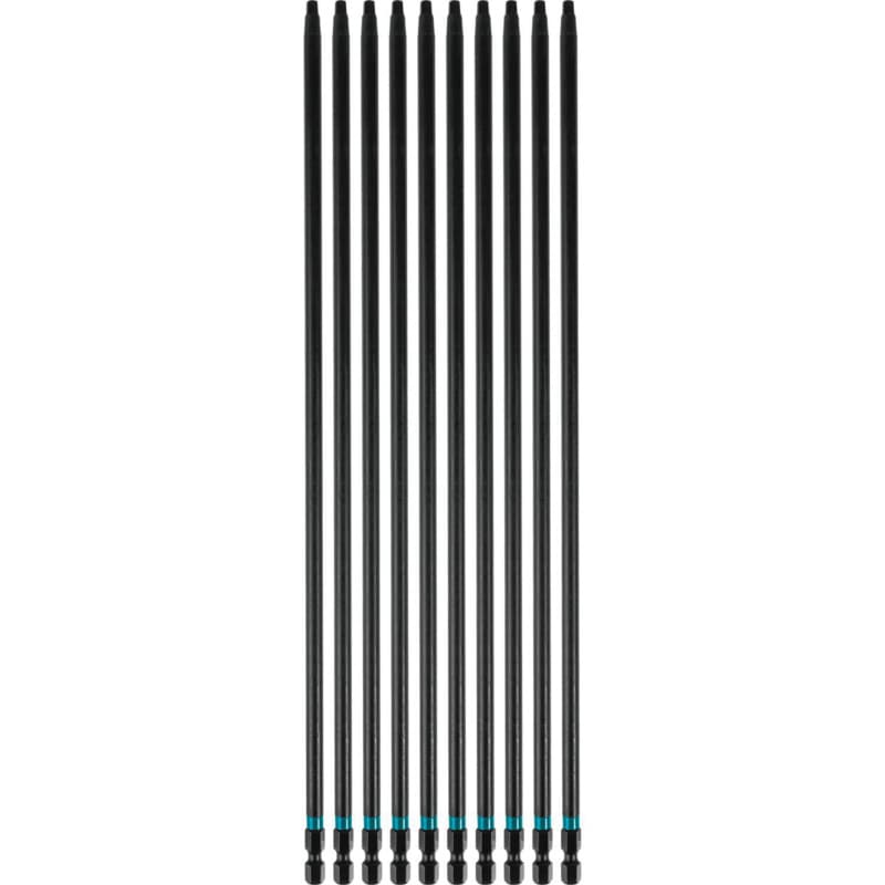 #3 x 12" ImpactX Square Drive Recess Power Bit (10/Pack)