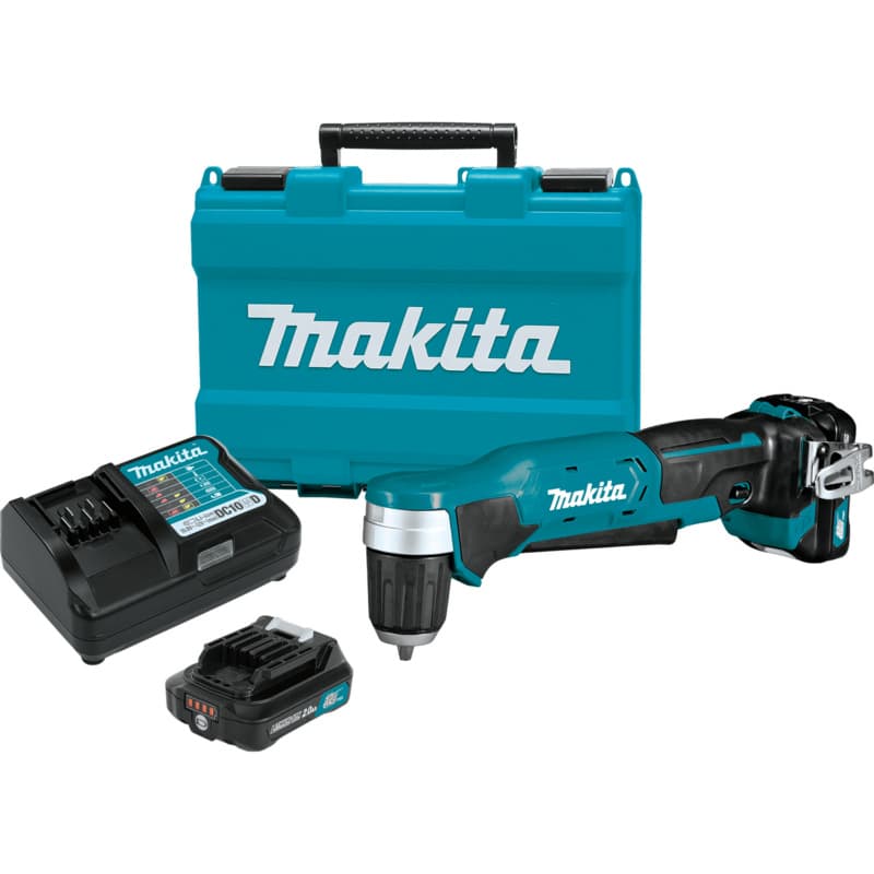 12 V max CXT Lithium-Ion Cordless 3/8" Right Angle Drill Kit, 3-5/16" Angle Head Height (2.0 Ah)
