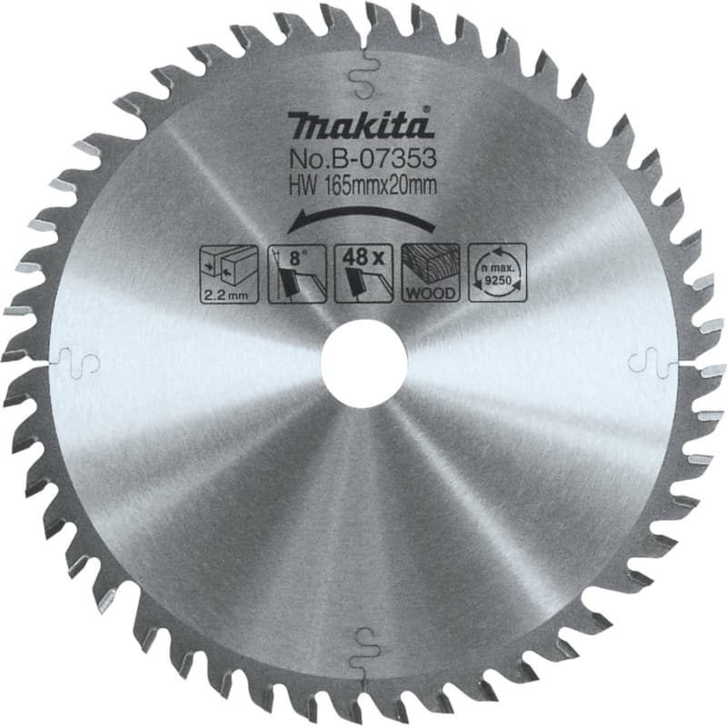 6-1/2" x 48 Teeth Cross/Rip/Plunge Cut Saw Blade