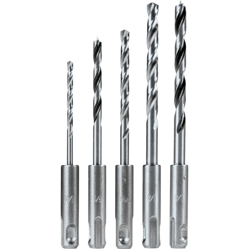 5-Piece Assorted SDS-PLUS Drill Bit Set