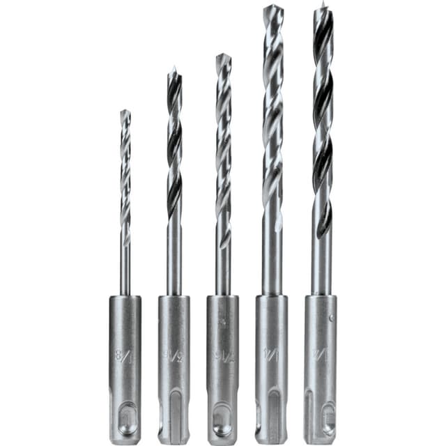 5-Piece Assorted SDS-PLUS Drill Bit Set