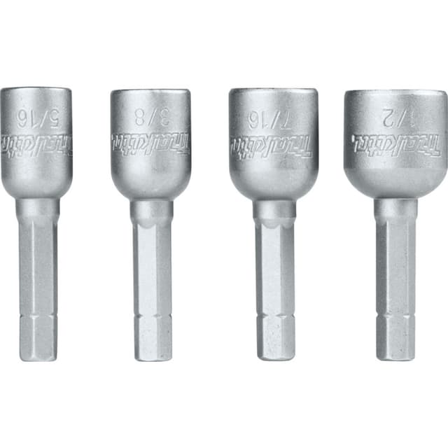 4-Piece Magnetic Nutsetter Set, 1/4" Shank