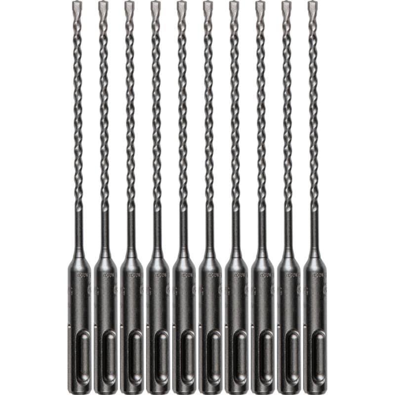 5/32" x 6" 2-Cutter SDS-PLUS Drill Bit (10/Pack)
