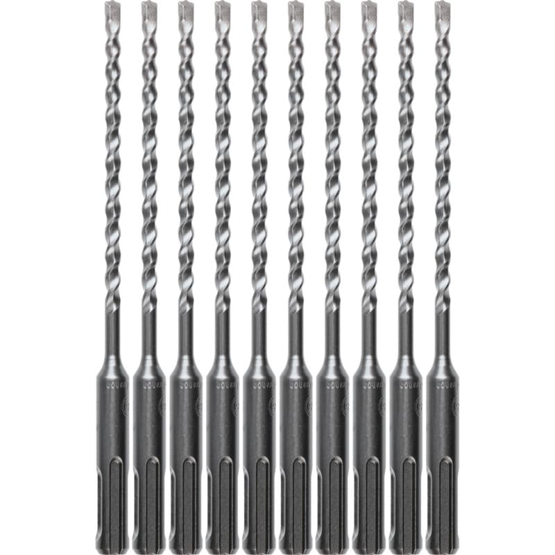 3/16" x 6" 2-Cutter SDS-PLUS Drill Bit (10/Pack)
