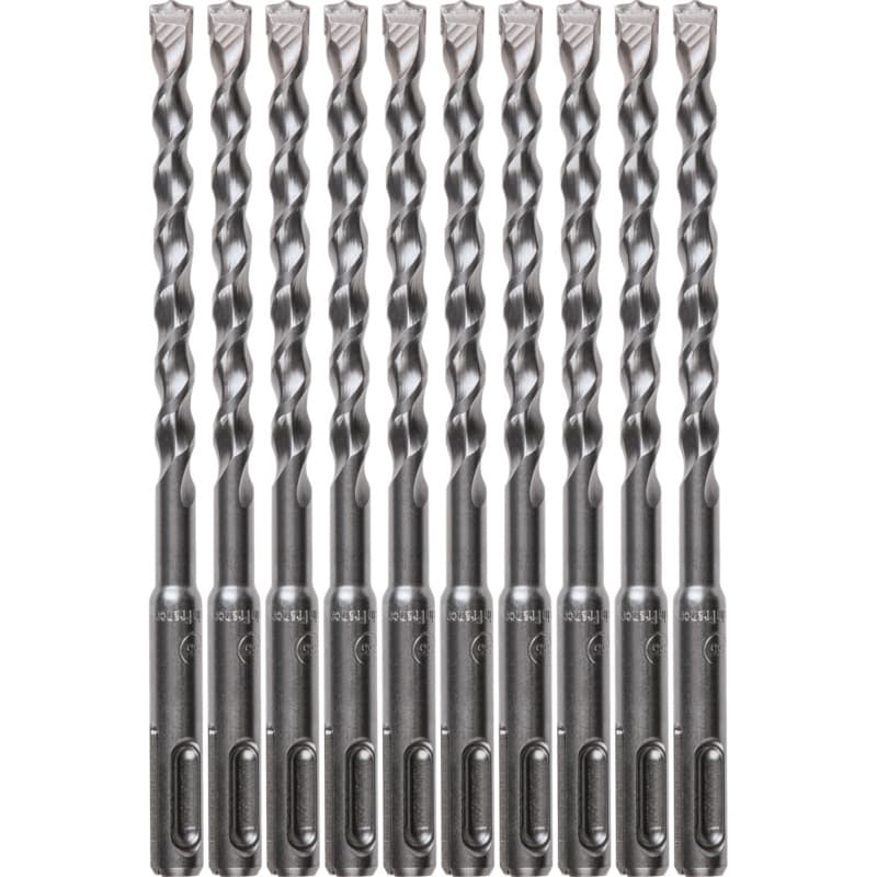 5/16" x 6" 2-Cutter SDS-PLUS Drill Bit (10/Pack)