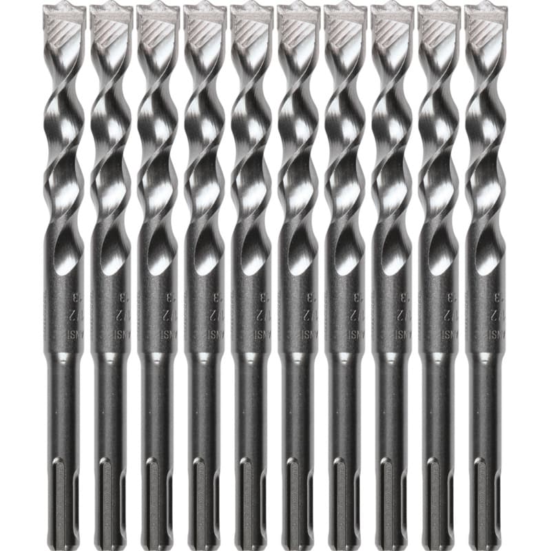1/2" x 6" 2-Cutter SDS-PLUS Drill Bit (10/Pack)