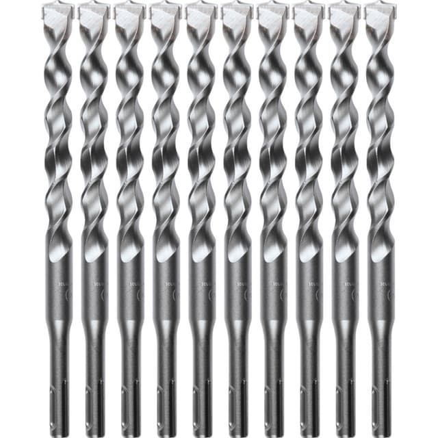 5/8" x 8" 2-Cutter SDS-PLUS Drill Bit (10/Pack)