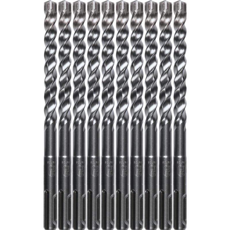 3/8" x 6" 3-Cutter SDS-PLUS Drill Bit (10/Pack)