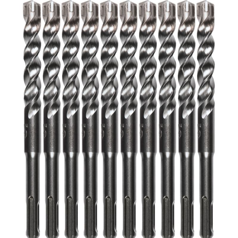 1/2" x 6" 3-Cutter SDS-PLUS Drill Bit (10/Pack)