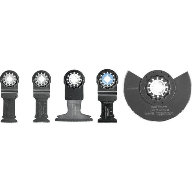 Starlock Oscillating Multi-Tool 5-Piece Accessory Cutting Blade Set with Case