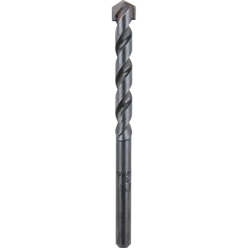 9/16" x 6" Carbide Tipped Percussion Masonry Hammer Drill Bit