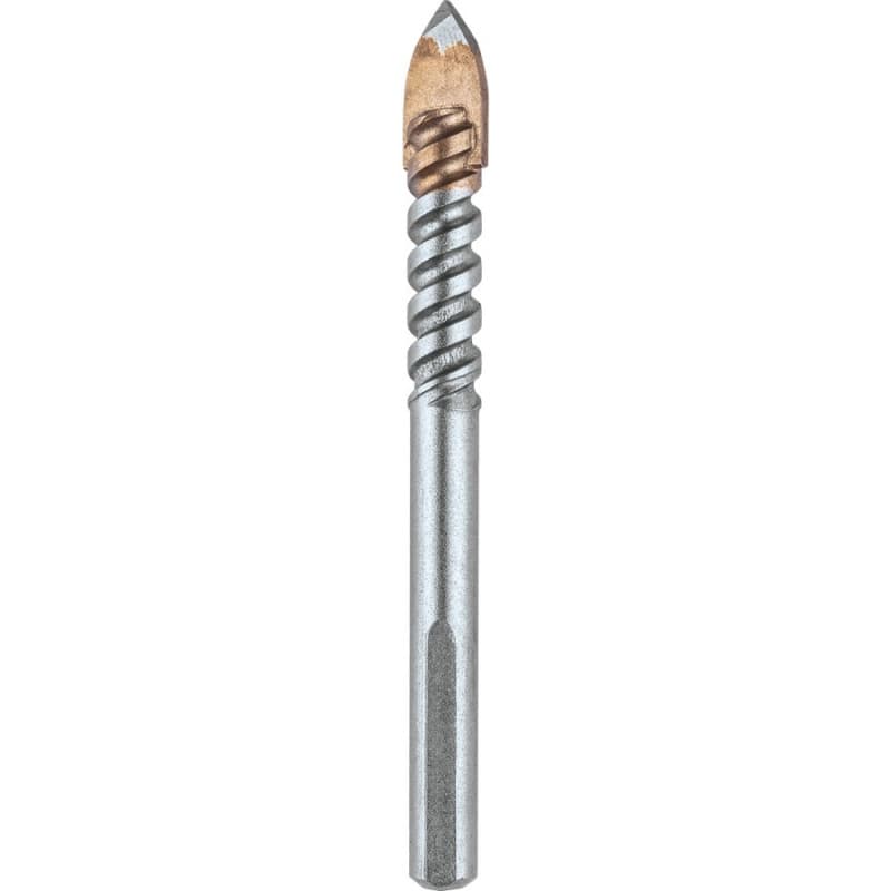 3/8" x 4" Glass/Tile Bit, 3 Flat Shank