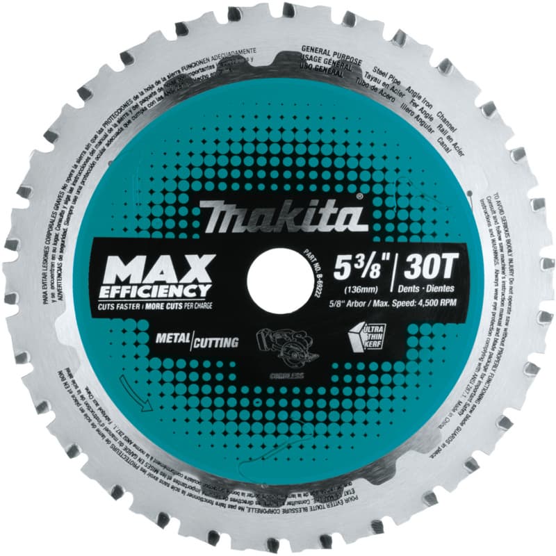 5-3/8" x 30 Teeth General Purpose Cross-Cut Max Efficiency Saw Blade