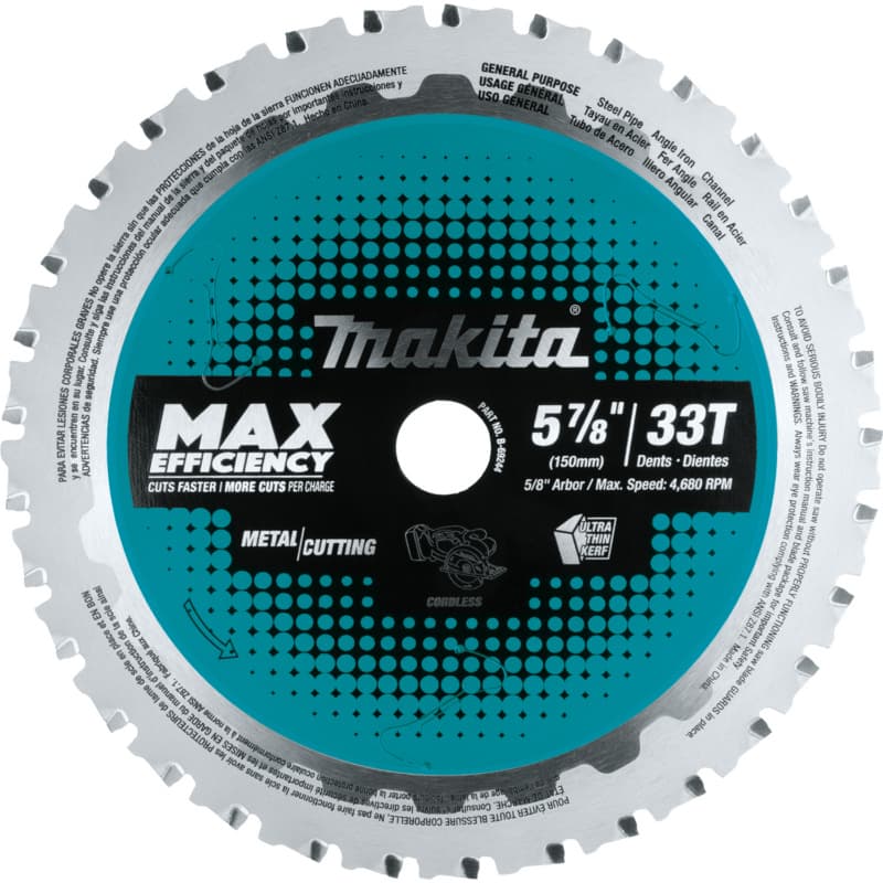 5-7/8" x 33 Teeth General Purpose Cross-Cut Max Efficiency Saw Blade