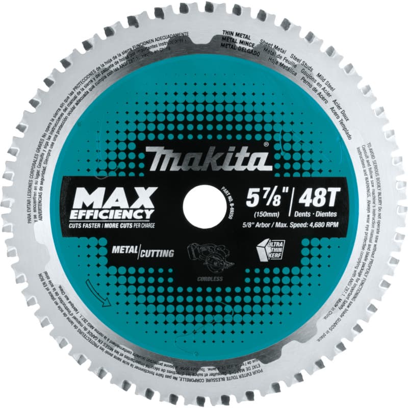 5-7/8" x 48 Teeth Cross-Cut Max Efficiency Saw Blade