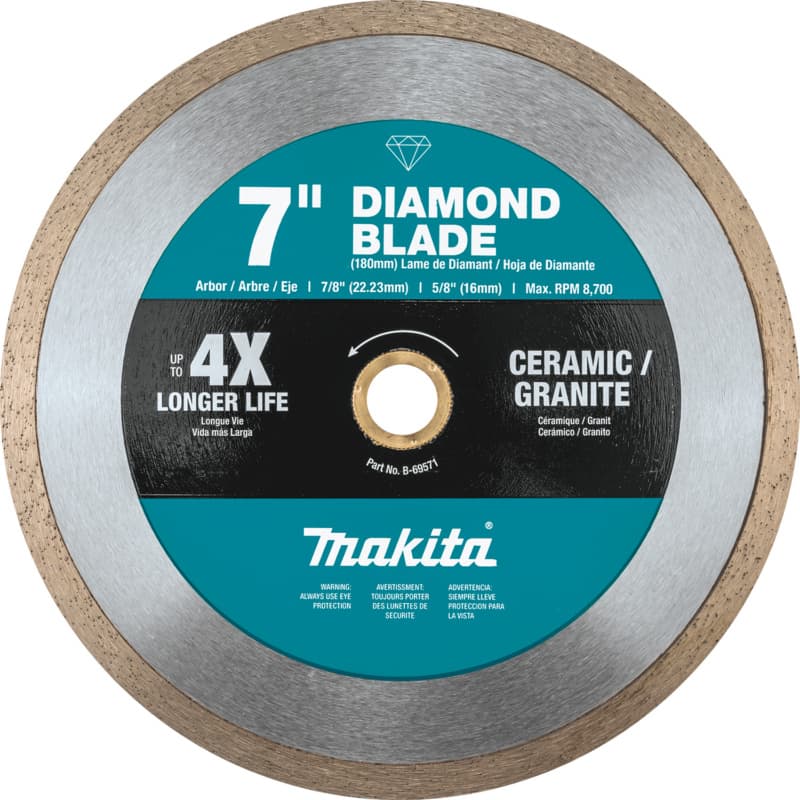 7" Continuous Rim General Purpose Diamond Blade