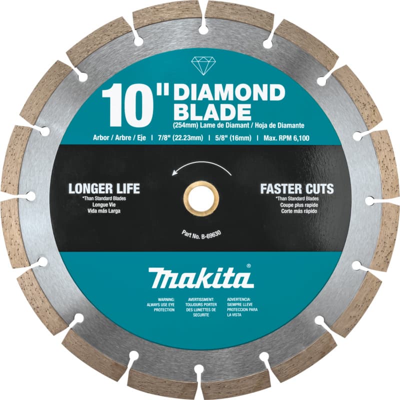 10" Segmented General Purpose Diamond Blade