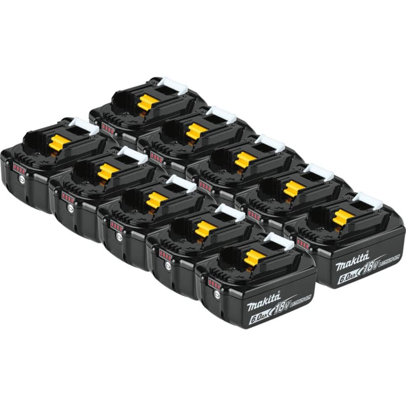 18V LXT Lithium-Ion 6.0 Ah Battery (10/Pack)