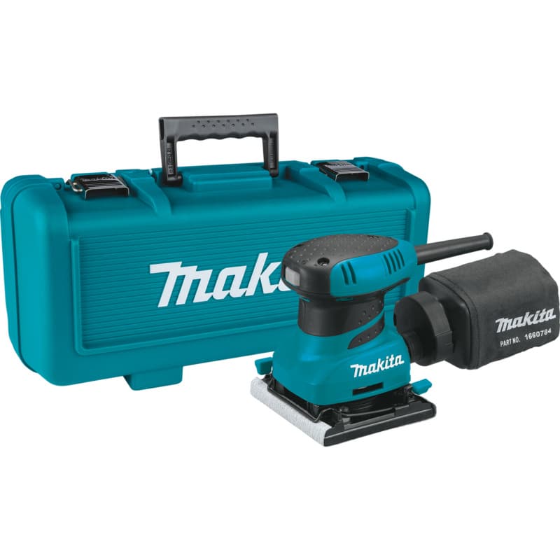 4-1/2" x 4" 1/4 Sheet Finishing Sander with Tool Case