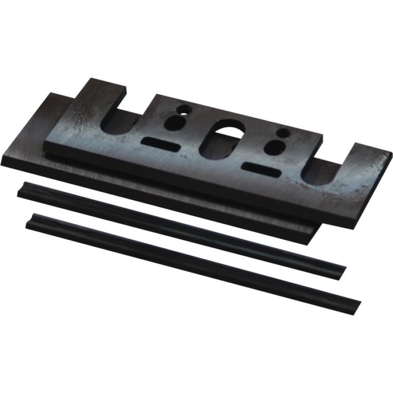 3-1/4" Tungsten-Carbide Double Edged Planer Blade Set with Plate
