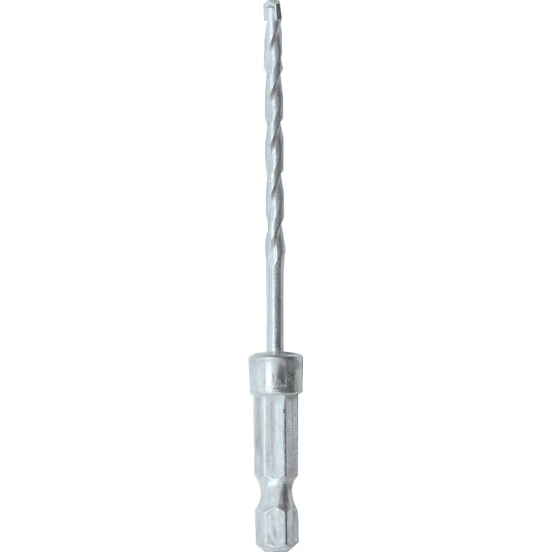 1/8" x 3" Masonry Drill Bit, 1/4" Hex Shank