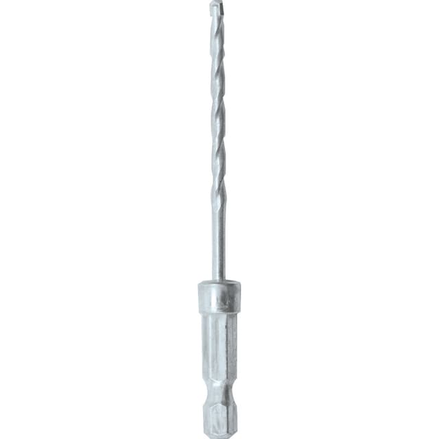 1/8" x 3" Masonry Drill Bit, 1/4" Hex Shank