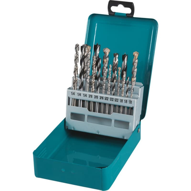 18-Piece Assorted Drill Bit Set