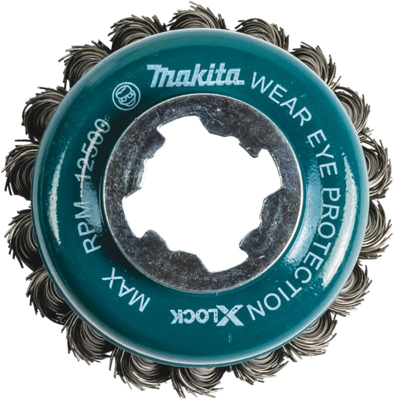 3-1/8" X-Lock Carbon Steel Knot Wire Cup Brush