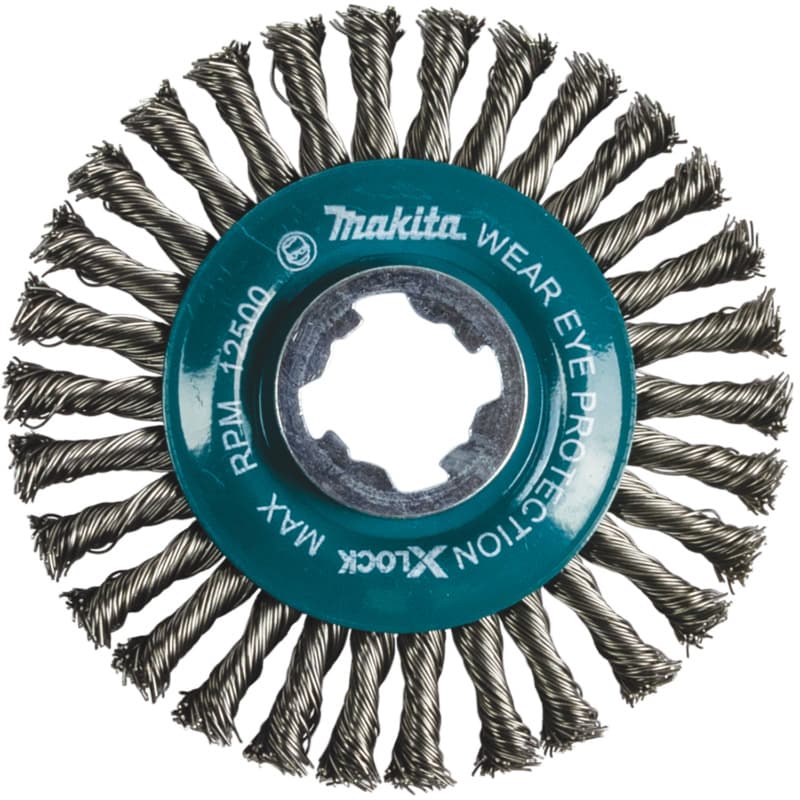 4-1/2" X-Lock Carbon Steel Stringer Bead Twist Wire Wheel