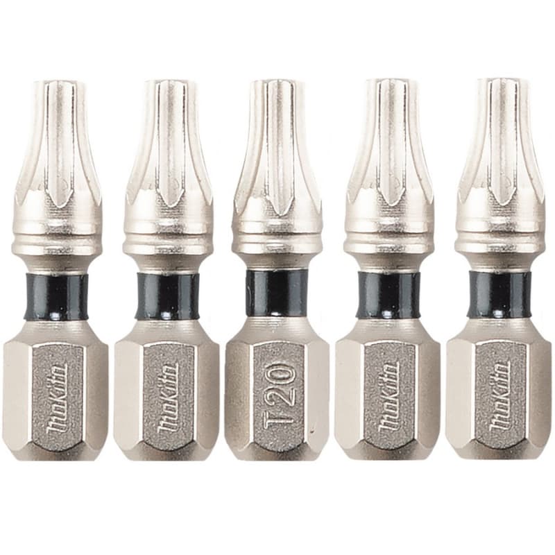 T20 x 1" Impact XPS Torx Drive Insert Bit, 1/4" Shank (5/Pack)
