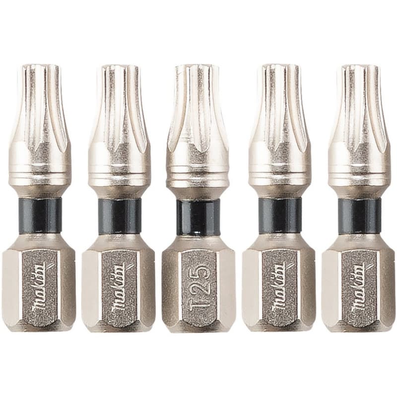 T25 x 1" Impact XPS Torx Drive Insert Bit, 1/4" Shank (5/Pack)