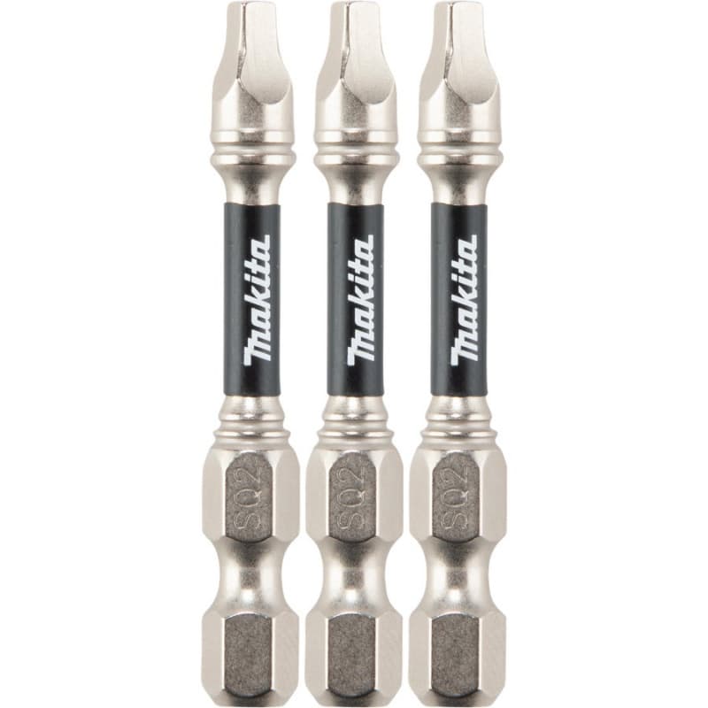 #2 x 2" Impact XPS Square Drive Power Bit, 1/4" Shank (3/Pack)
