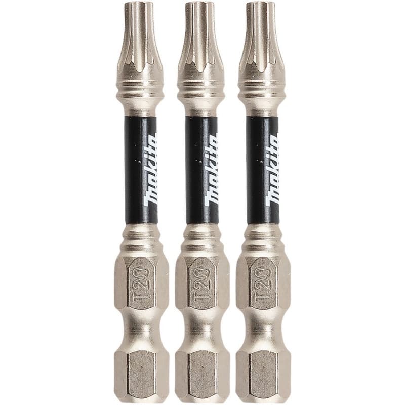 T20 x 2" Impact XPS Torx Drive Power Bit, 1/4" Shank (3/Pack)