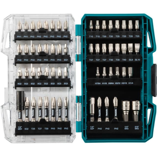 Impact XPS 60-Piece Impact Bit Set, 1/4" Shank