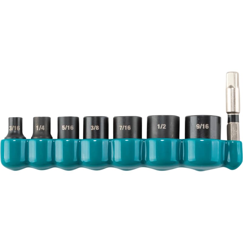 8-Piece 6-Point SAE Impact Socket Set with Standard Impact XPS Socket Adapter