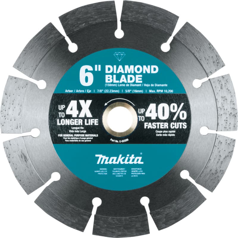6" Segmented General Purpose Diamond Blade