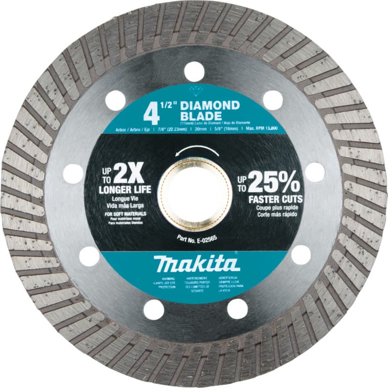4-1/2" Turbo Soft Material Diamond Blade