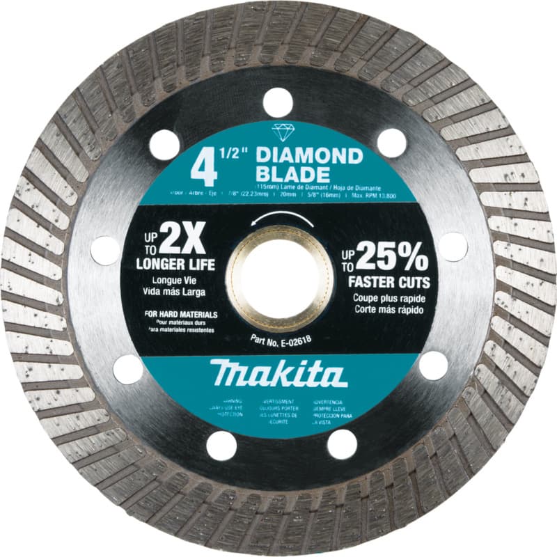 4-1/2" Turbo Hard Material Diamond Blade