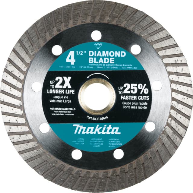 4-1/2" Turbo Hard Material Diamond Blade