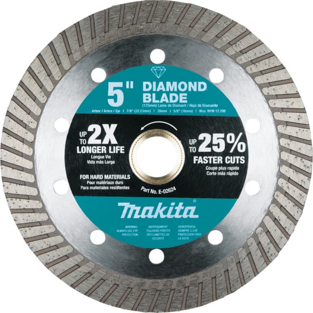 5" Turbo Hard Material Diamond Blade