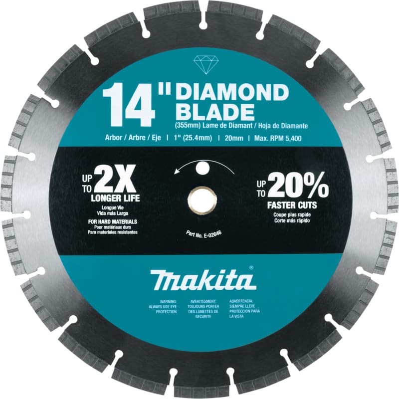 14" Segmented Hard Material Diamond Blade